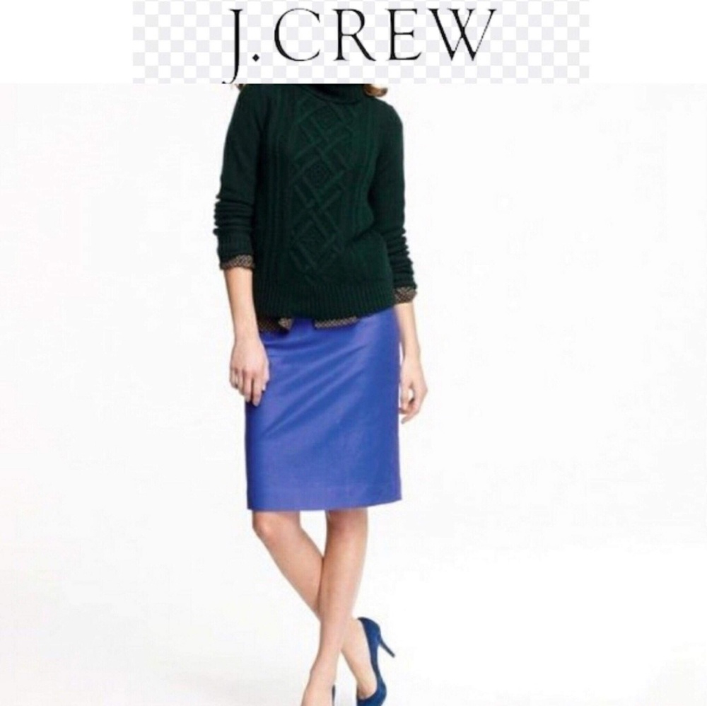 J. Crew Classic Mini Skirt in Double-Serge Cotton 2